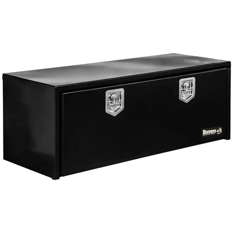 24 buyers products black steel underbody truck box|under truck body storage boxes.